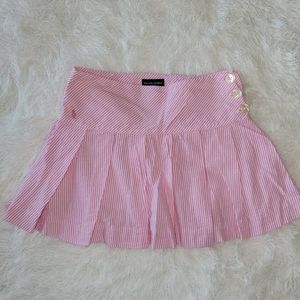 Y2k vintage pink pleated mini skirt size small